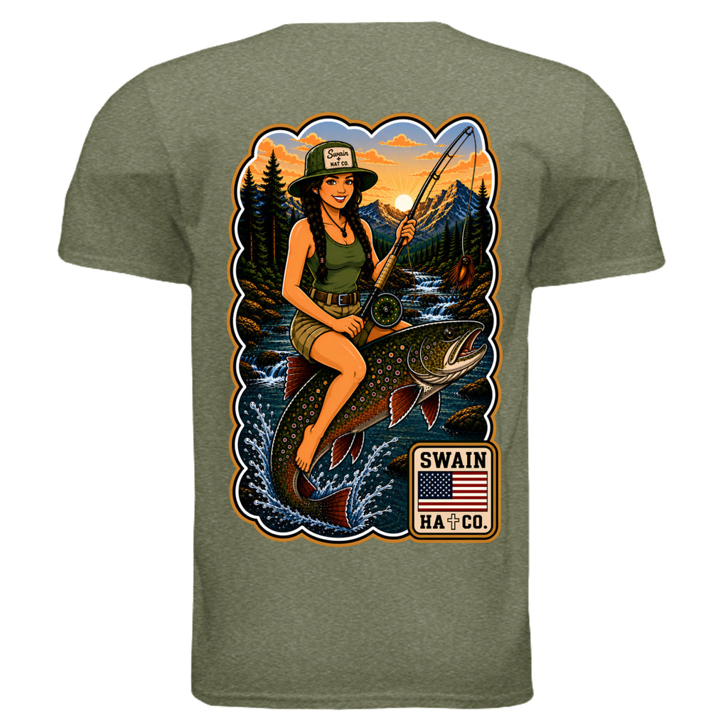 HEATHER MILITARY GREEN - G640 - BACK