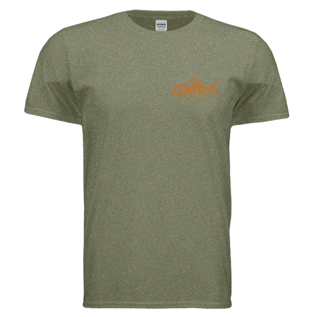 HEATHER MILITARY GREEN - G640 - FRONT