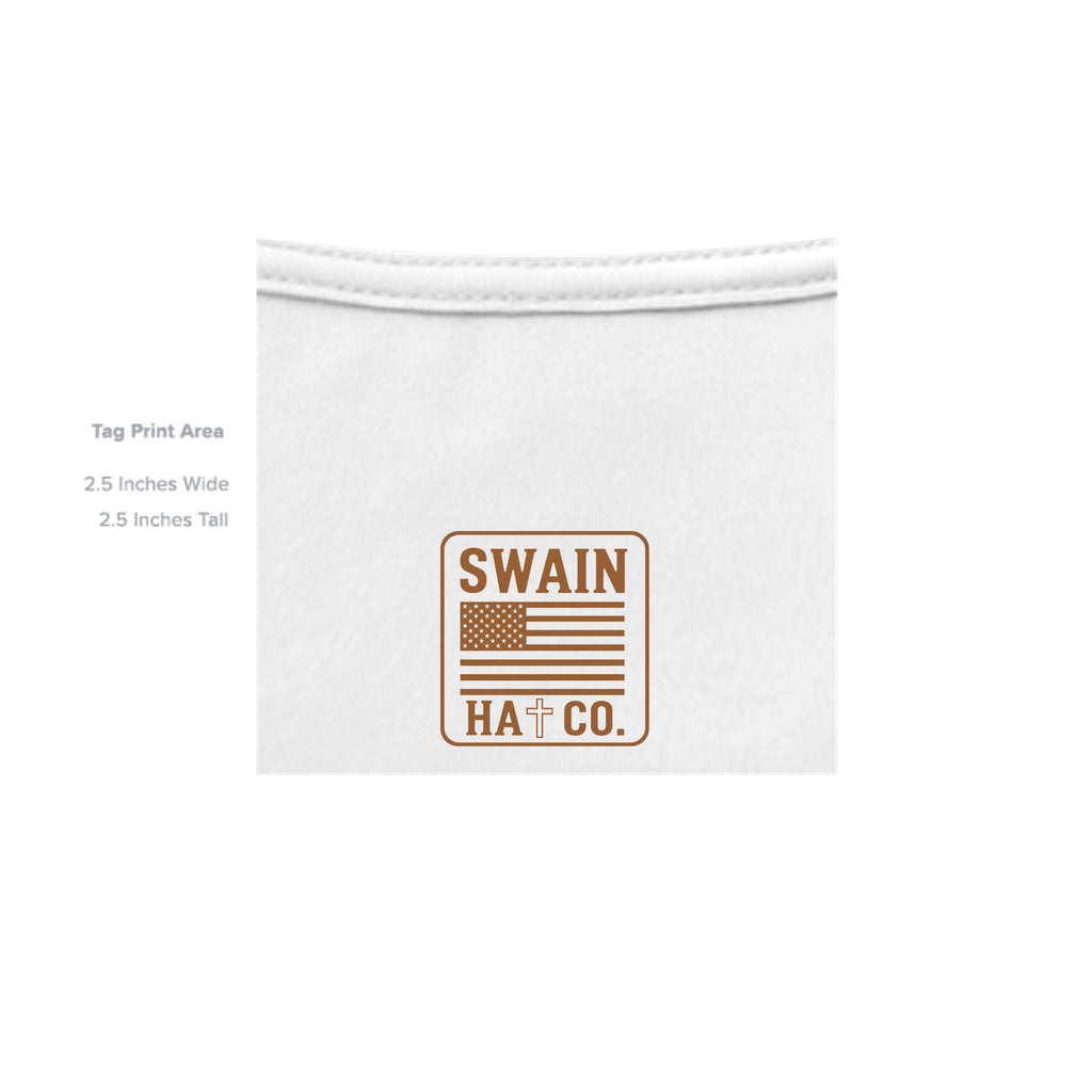 SkunkapeLogo1 white T-shirt inside label detail