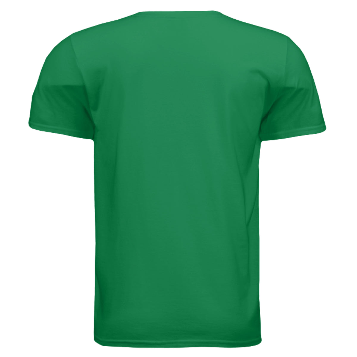 SwainfishLogo1 fishing graphic T-shirt in turf green, back view