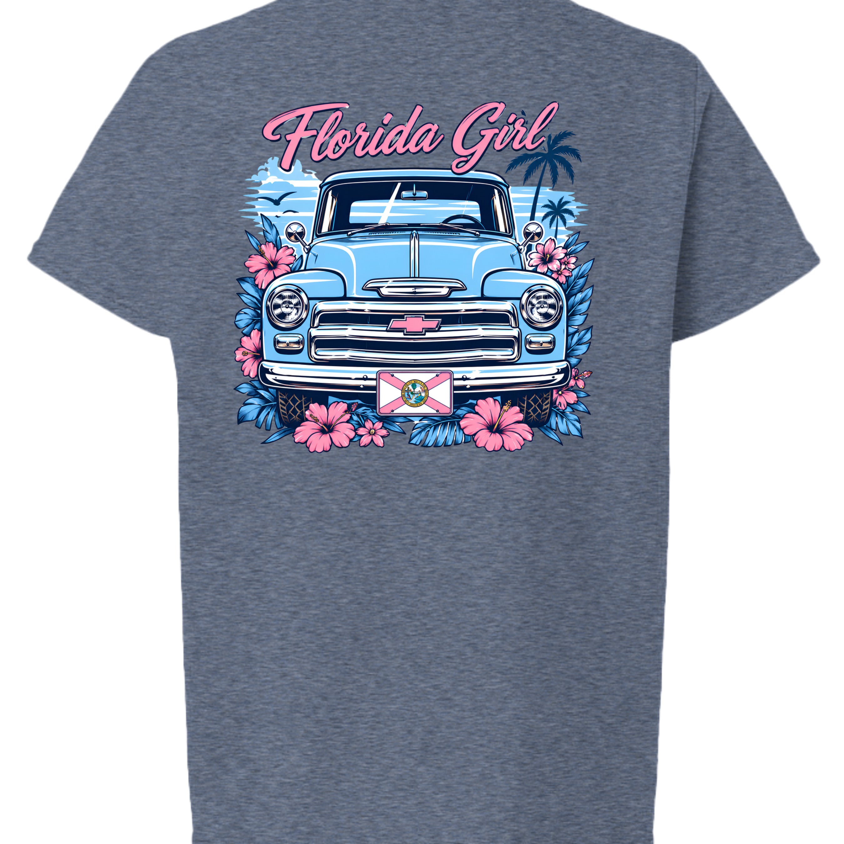 Heather Navy - G640B - BACK